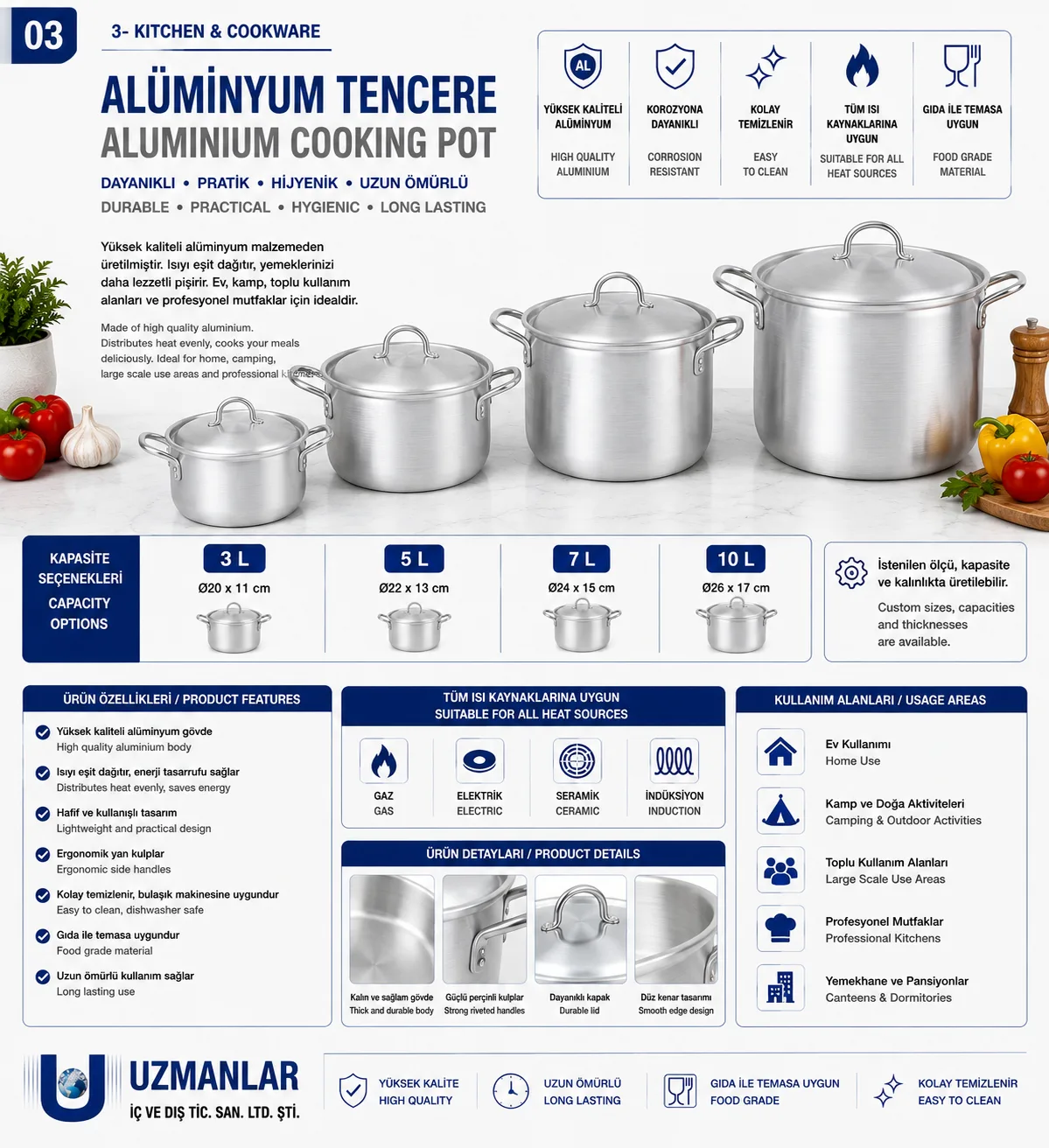 Aluminium Cooking Pot