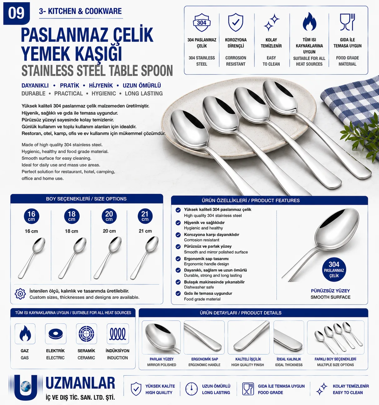 Stainless Steel Table Spoon