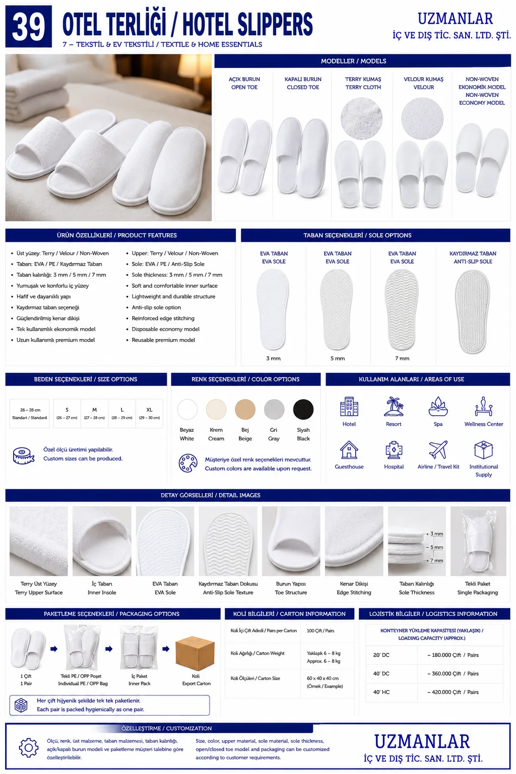 Hotel Slippers